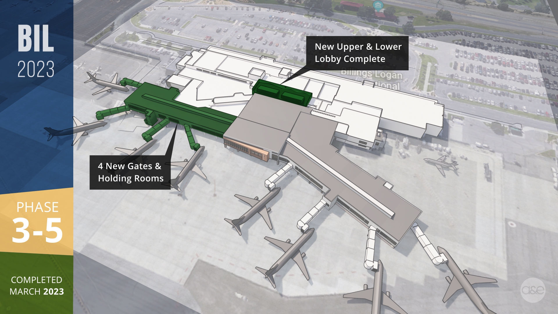 Billings Logan International Airport expansion — Phases 3-5